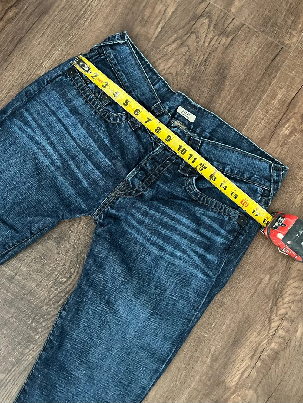 True Religion Rocco Super T Dark Midnight Jeans